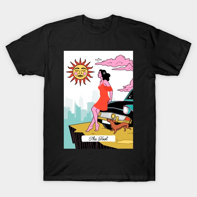 Tarot - The fool T-Shirt by magyarmelcsi